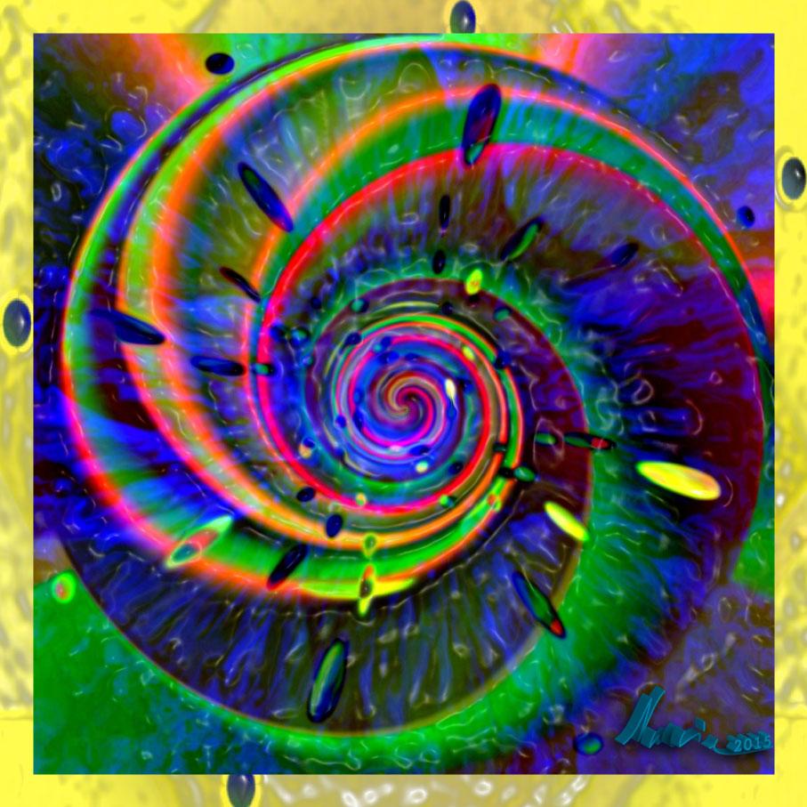 Spirale multicolore